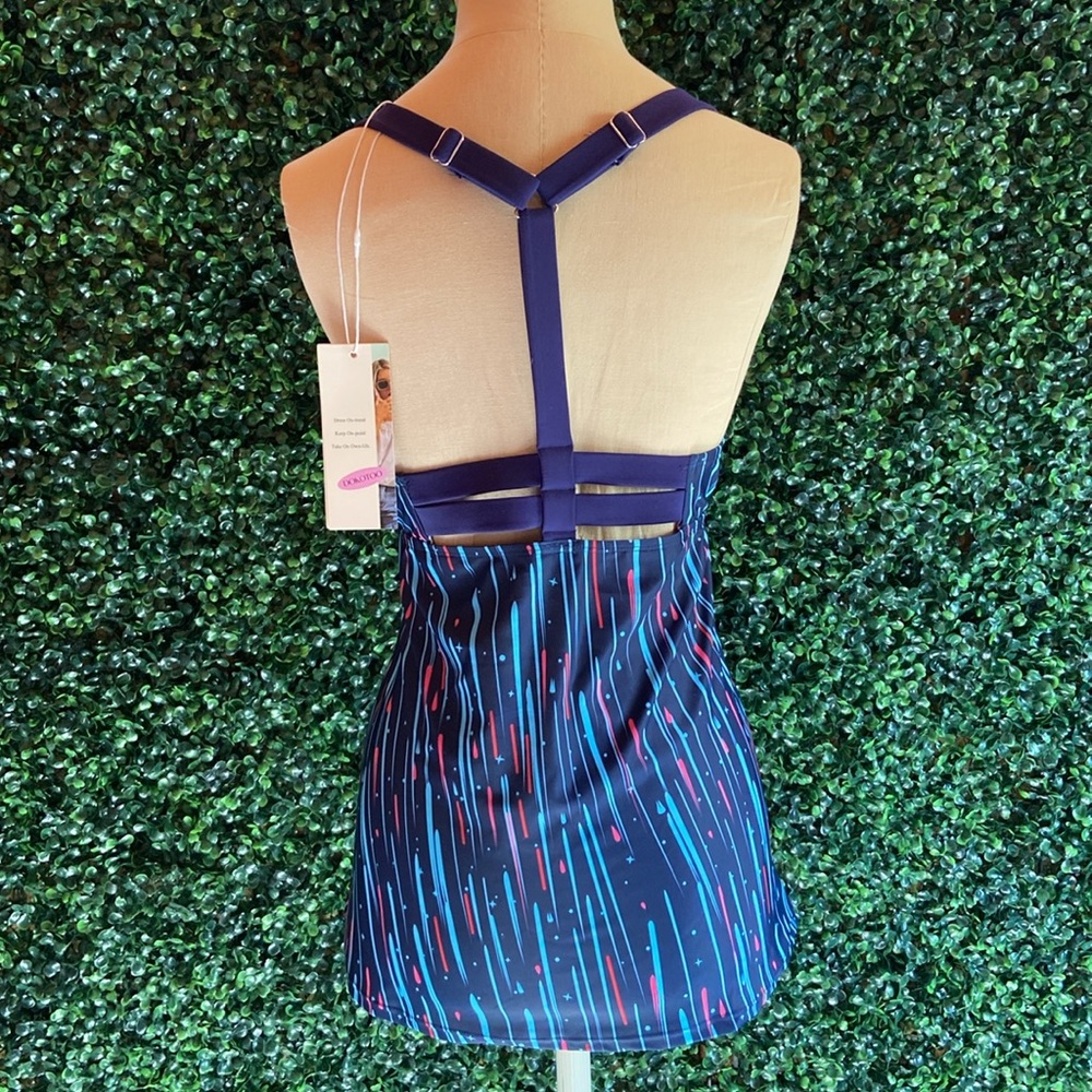 🍓$5 Pick!🍓 Modest Tummy Control Racerback Tankini Top - Picture 5 of 5
